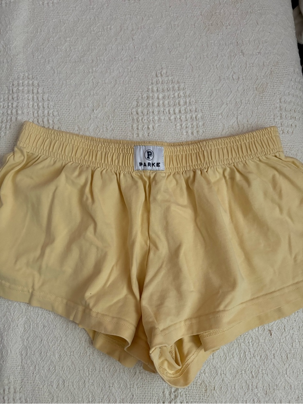 Parke Women's Yellow Lounge Shorts